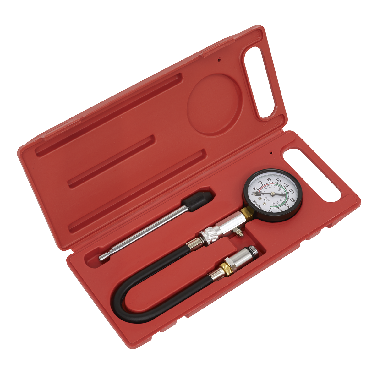 Sealey CT951 3pc Petrol Engine Compression Test Kit