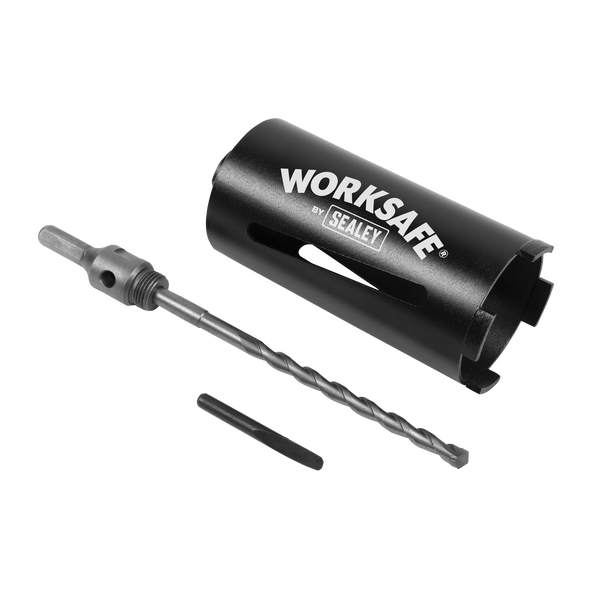 Sealey CTG78 78mm x 150mm Core-to-Go Dry Diamond Core Drill