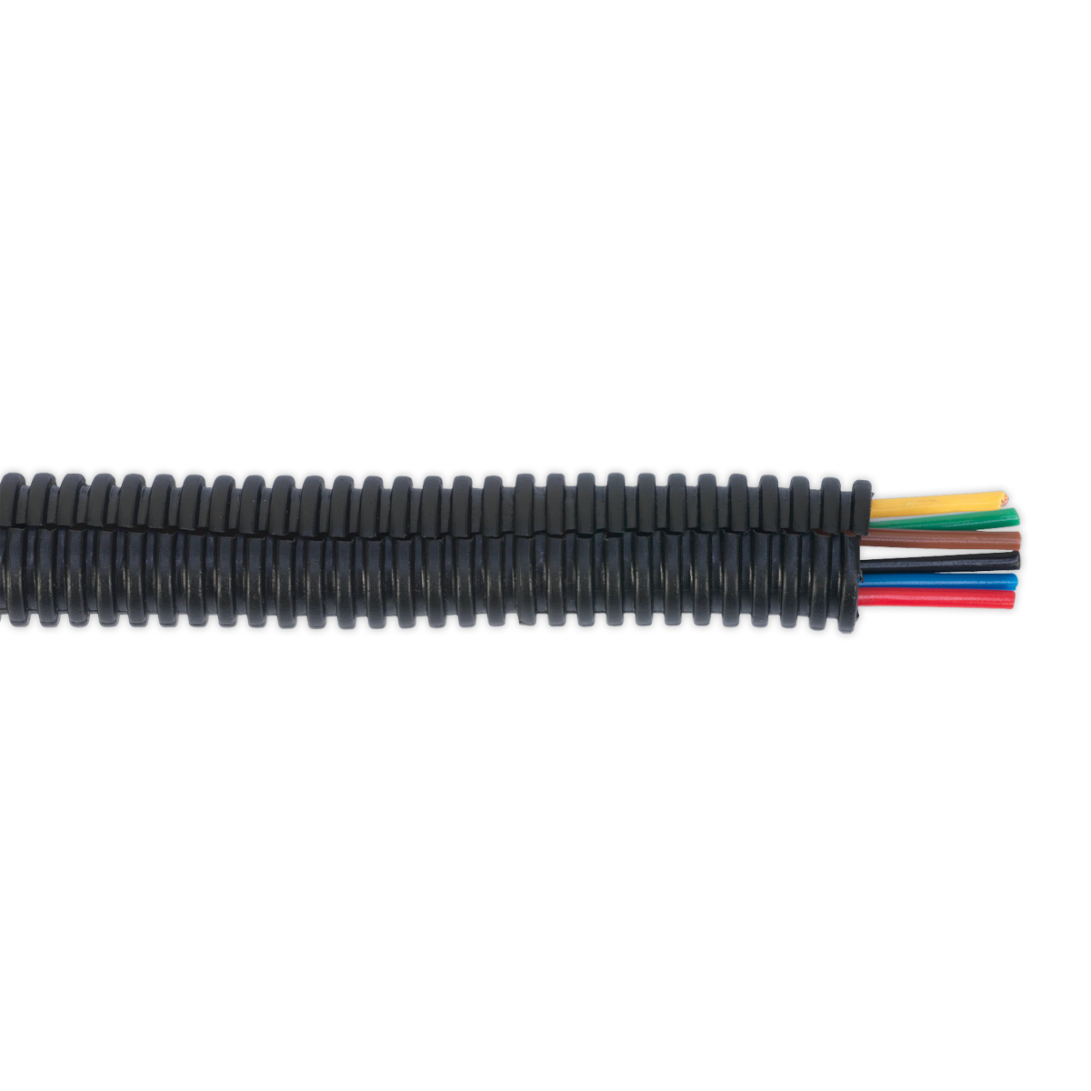 Sealey CTS1250 50m 12-16mm Split Convoluted Cable Sleeving
