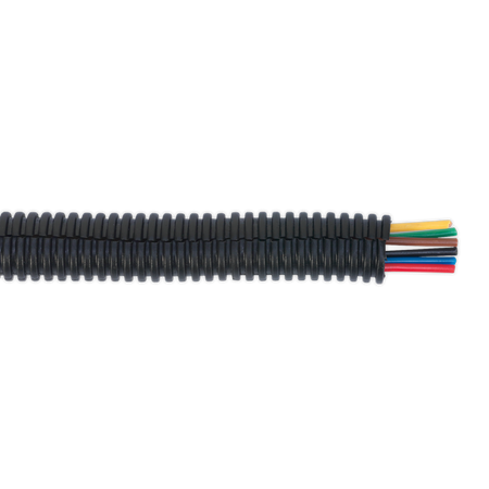 Sealey CTS1250 50m 12-16mm Split Convoluted Cable Sleeving