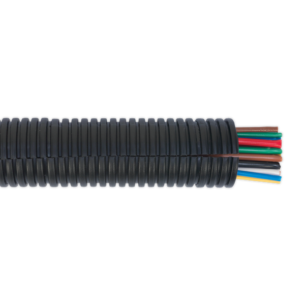 Sealey CTS2210 10m 22-27mm Split Convoluted Cable Sleeving