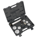 Sealey CV0011 7pc Cooling System Pressure Test Kit - Commercial