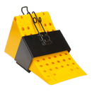 Sealey CV127 Wheel Chock with Bracket - Commercial