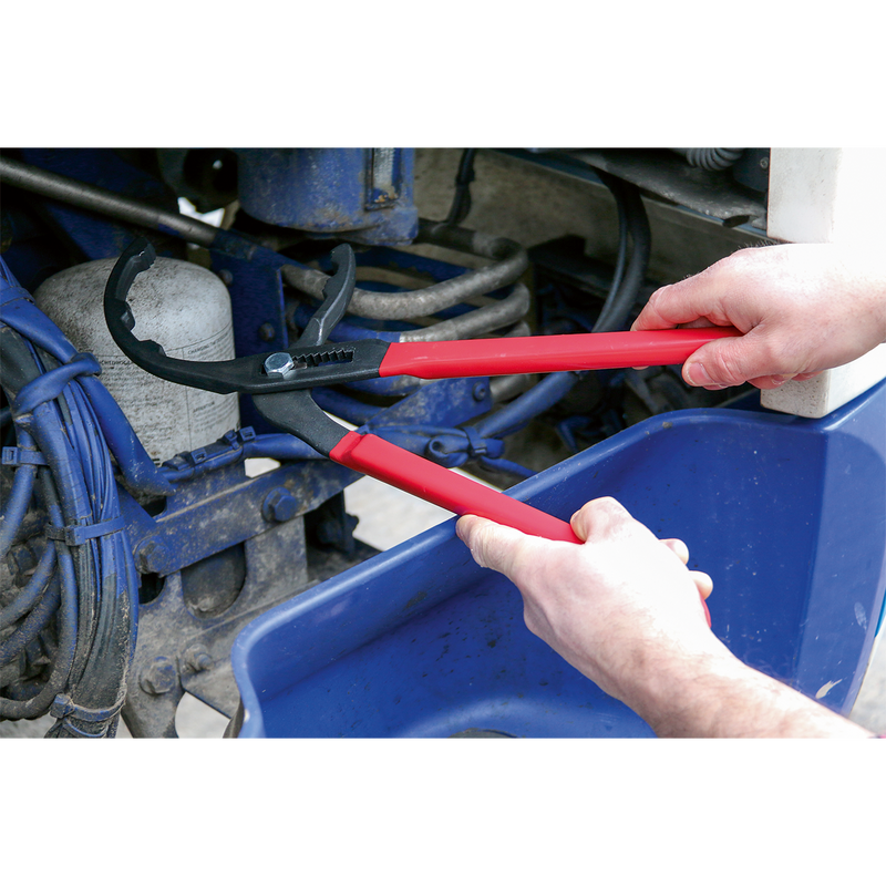 Sealey CV6412 95-178mm Oil Filter Pliers - Commercial