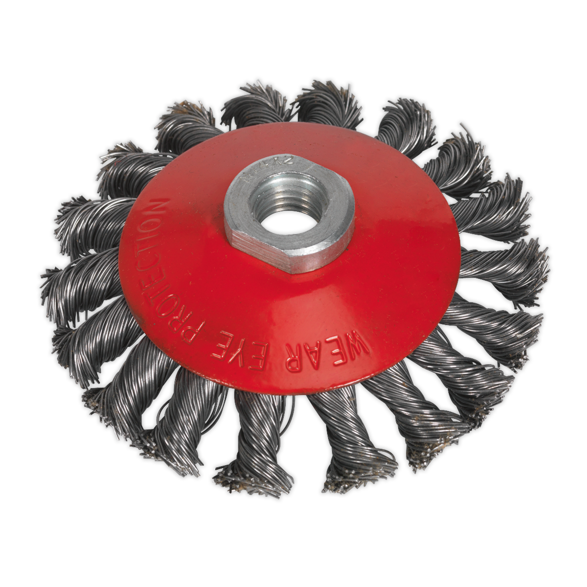 Sealey CWB101 100mm Conical Wire Brush M14 x 2mm
