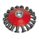 Sealey CWB101 100mm Conical Wire Brush M14 x 2mm