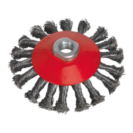 Sealey CWB115 115mm Conical Wire Brush M14 x 2mm
