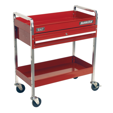 Sealey CX101D 2-Level Heavy-Duty Trolley with Lockable Drawer