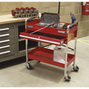 Sealey CX101D 2-Level Heavy-Duty Trolley with Lockable Drawer