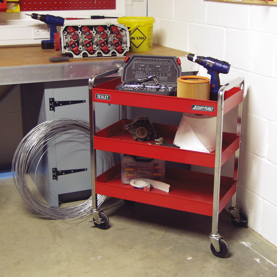 Sealey CX103 3-Level Heavy-Duty Trolley