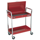 Sealey CX104 2-Level Heavy-Duty Trolley with Lockable Top