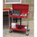 Sealey CX104 2-Level Heavy-Duty Trolley with Lockable Top