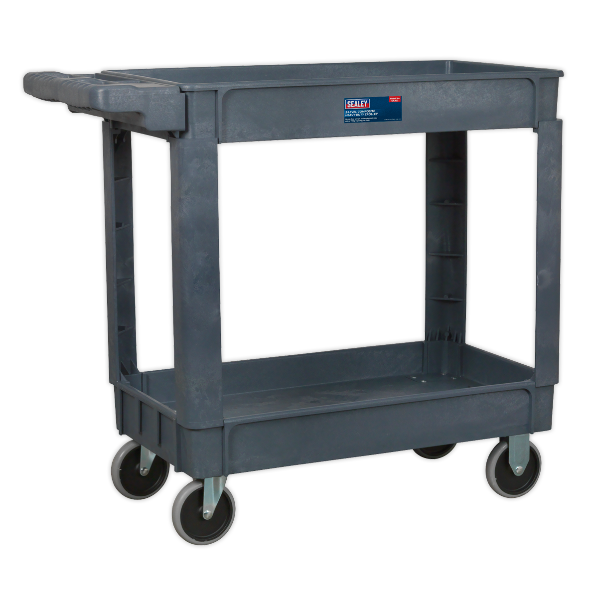 Sealey CX202 2-Level Composite Heavy-Duty Trolley