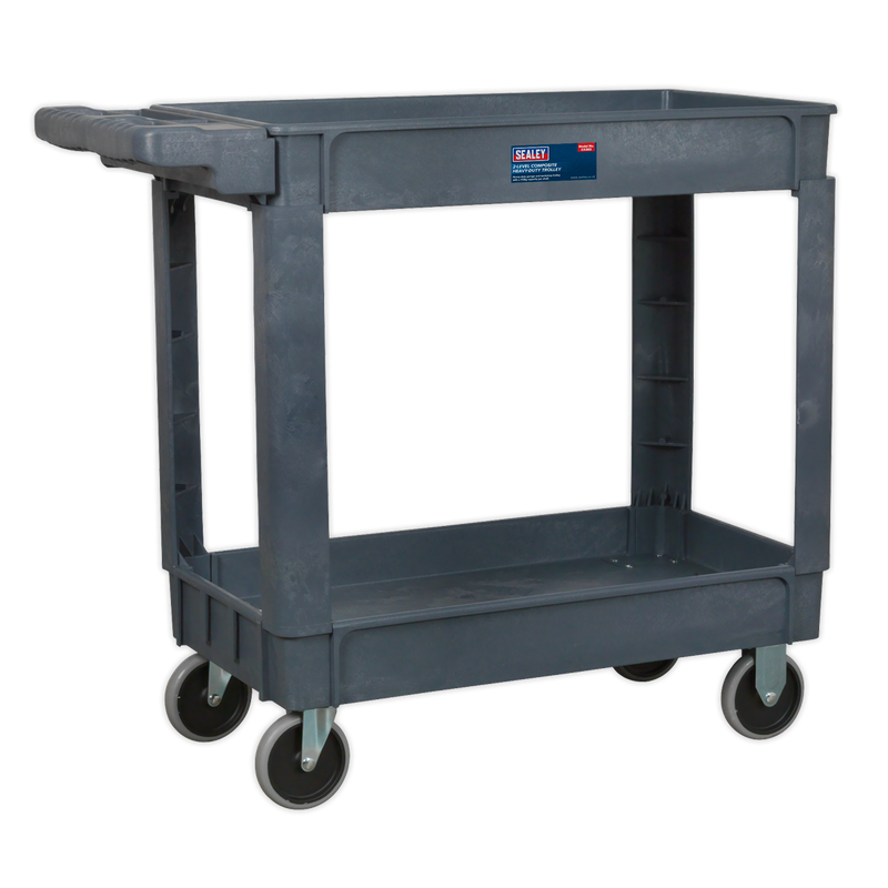 Sealey CX202 2-Level Composite Heavy-Duty Trolley