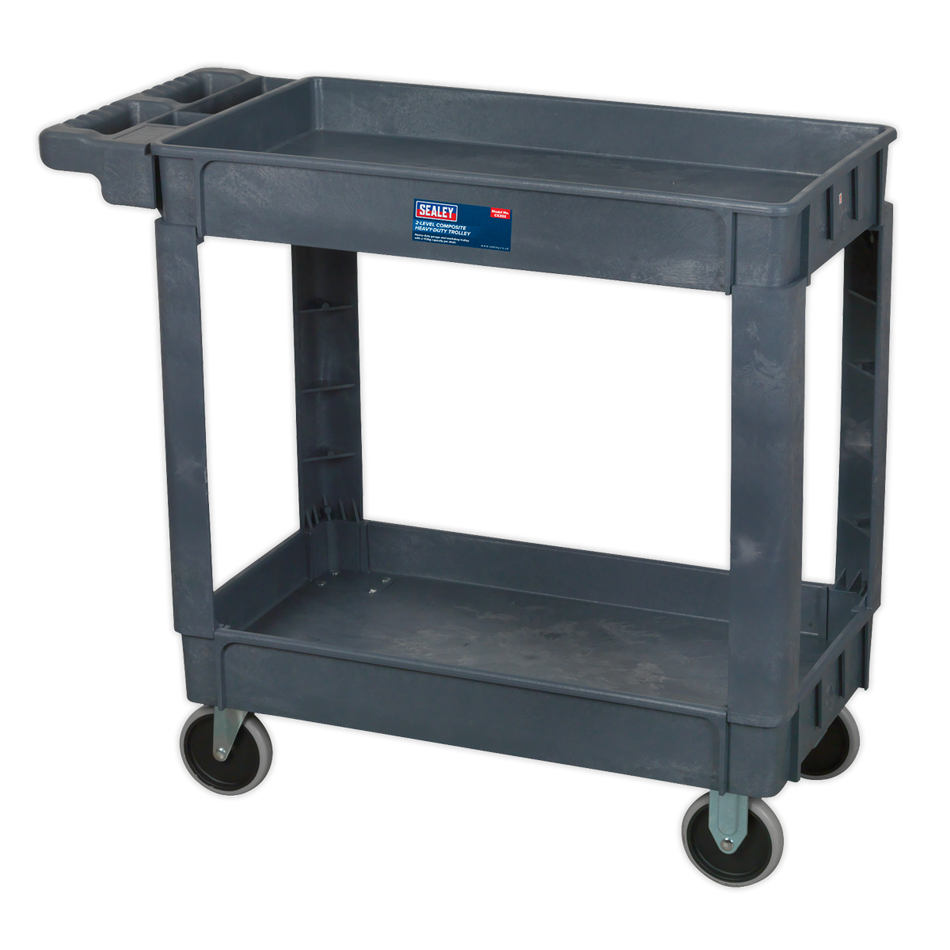 Sealey CX202 2-Level Composite Heavy-Duty Trolley