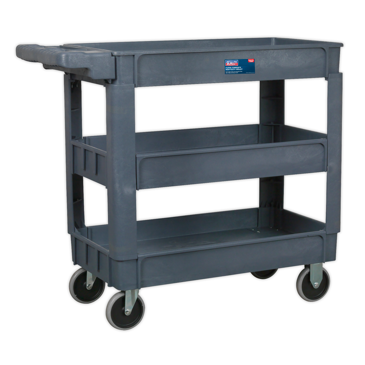 Sealey CX203 3-Level Composite Heavy-Duty Trolley