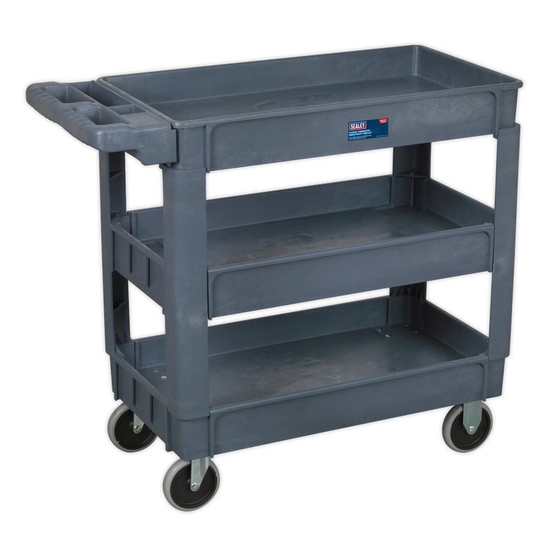 Sealey CX203 3-Level Composite Heavy-Duty Trolley