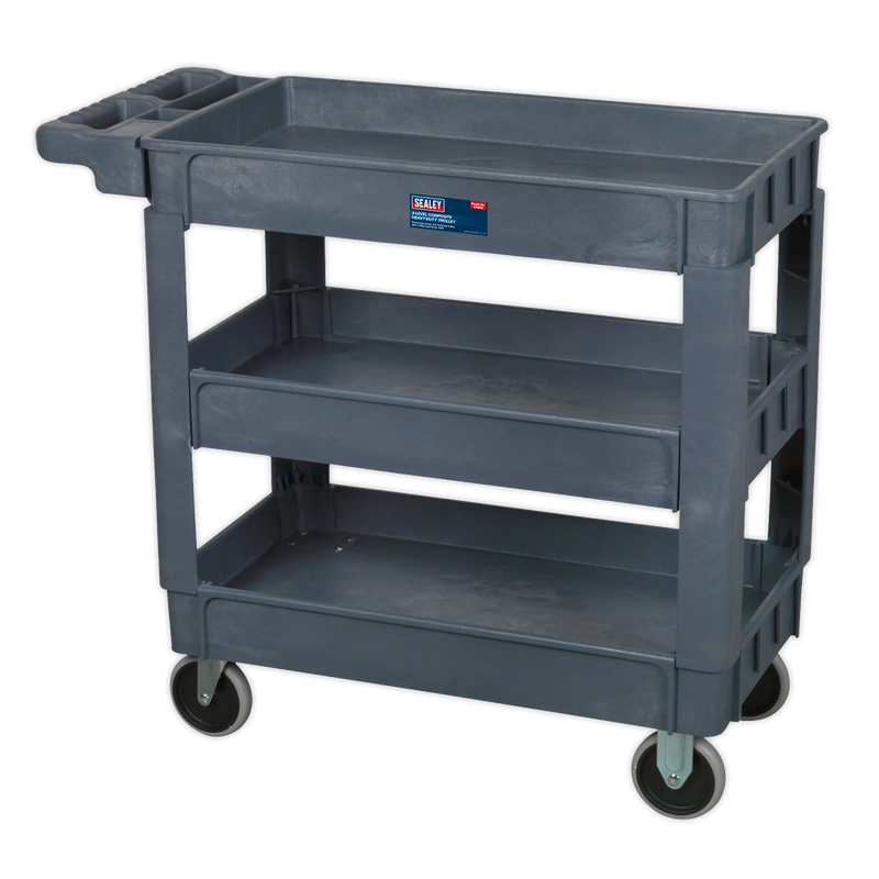 Sealey CX203 3-Level Composite Heavy-Duty Trolley