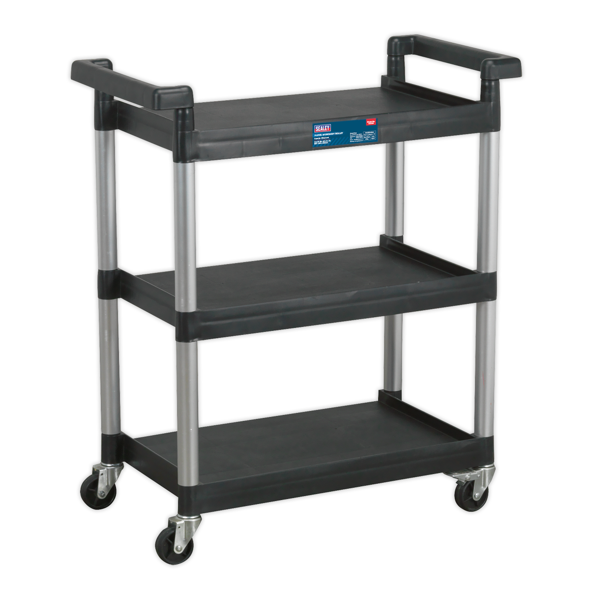 Sealey CX308 3-Level Composite Workshop Trolley