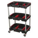 Sealey CX313 3-Level Composite Workshop Trolley with Parts Storage