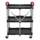 Sealey CX314 3-Level Folding Workshop Trolley