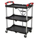 Sealey CX314 3-Level Folding Workshop Trolley