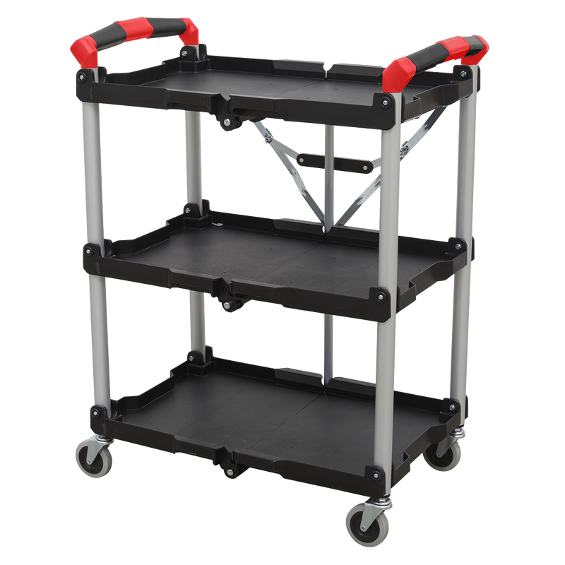 Sealey CX314 3-Level Folding Workshop Trolley