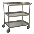 Sealey CX410SS 3-Level Stainless Steel Workshop Trolley