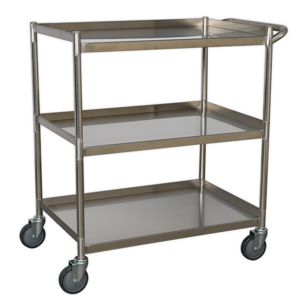 Sealey CX410SS 3-Level Stainless Steel Workshop Trolley