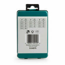 Makita D-54075 13 Piece Drill Bit HSS-R Metal Drill Bit Set in Storage Tin