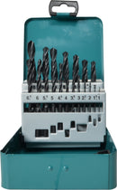 Makita D-54081 HSS-R 19 Piece HSS-R Metal Drill Bit Set