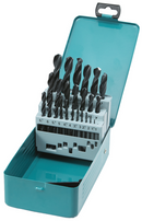 Makita D-54097 25pc HSS-R Metal Drill Bit Set