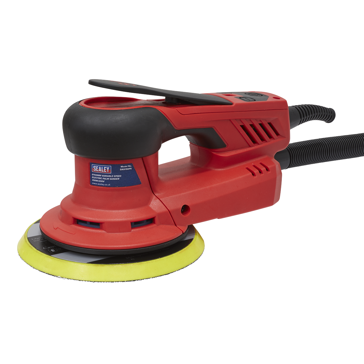 Sealey DAS150PS 150mm Variable Speed Brushless Electric Palm Sander 350W/230V