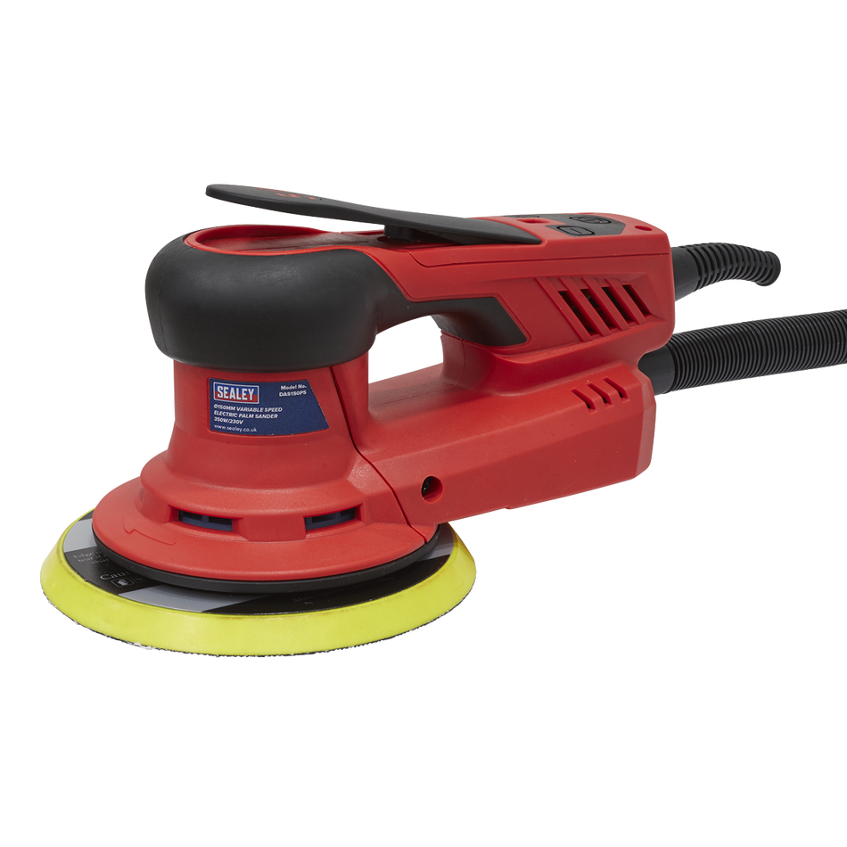 Sealey DAS150PS 150mm Variable Speed Brushless Electric Palm Sander 350W/230V