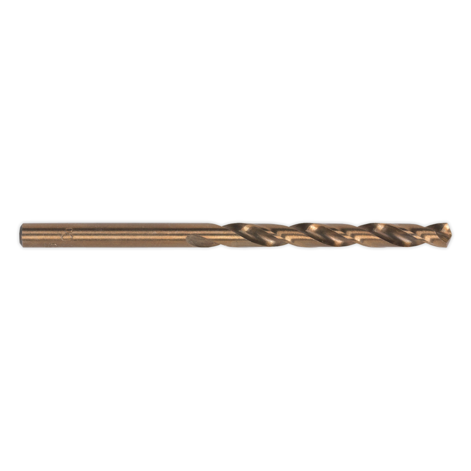 Sealey DB035CB 3.5mm HSS Cobalt Fully Ground Drill Bit - Pack of 10