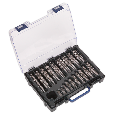 Sealey DBS170FG 170pc HSS Fully Ground Drill Bit Assortment 1-10mm