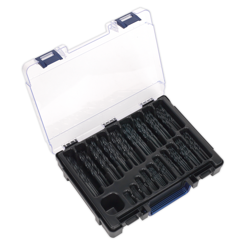 Sealey DBS170RF 170pc HSS Roll Forged Drill Bit Assortment 1-10mm