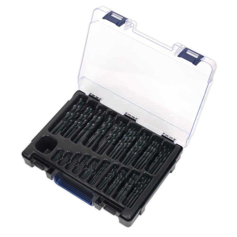 Sealey DBS170RF 170pc HSS Roll Forged Drill Bit Assortment 1-10mm