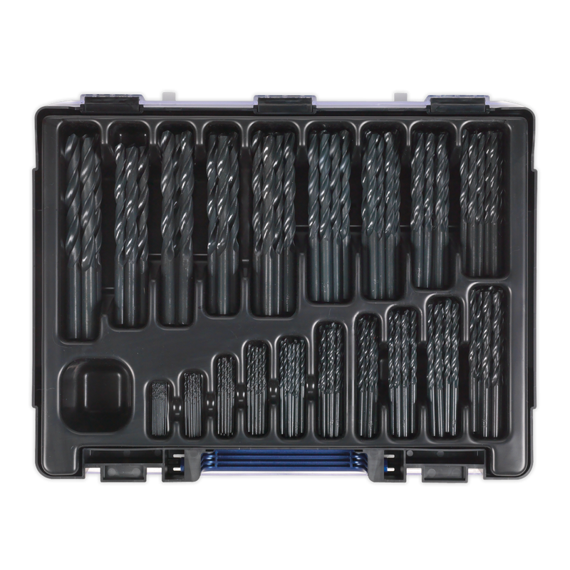 Sealey DBS170RF 170pc HSS Roll Forged Drill Bit Assortment 1-10mm