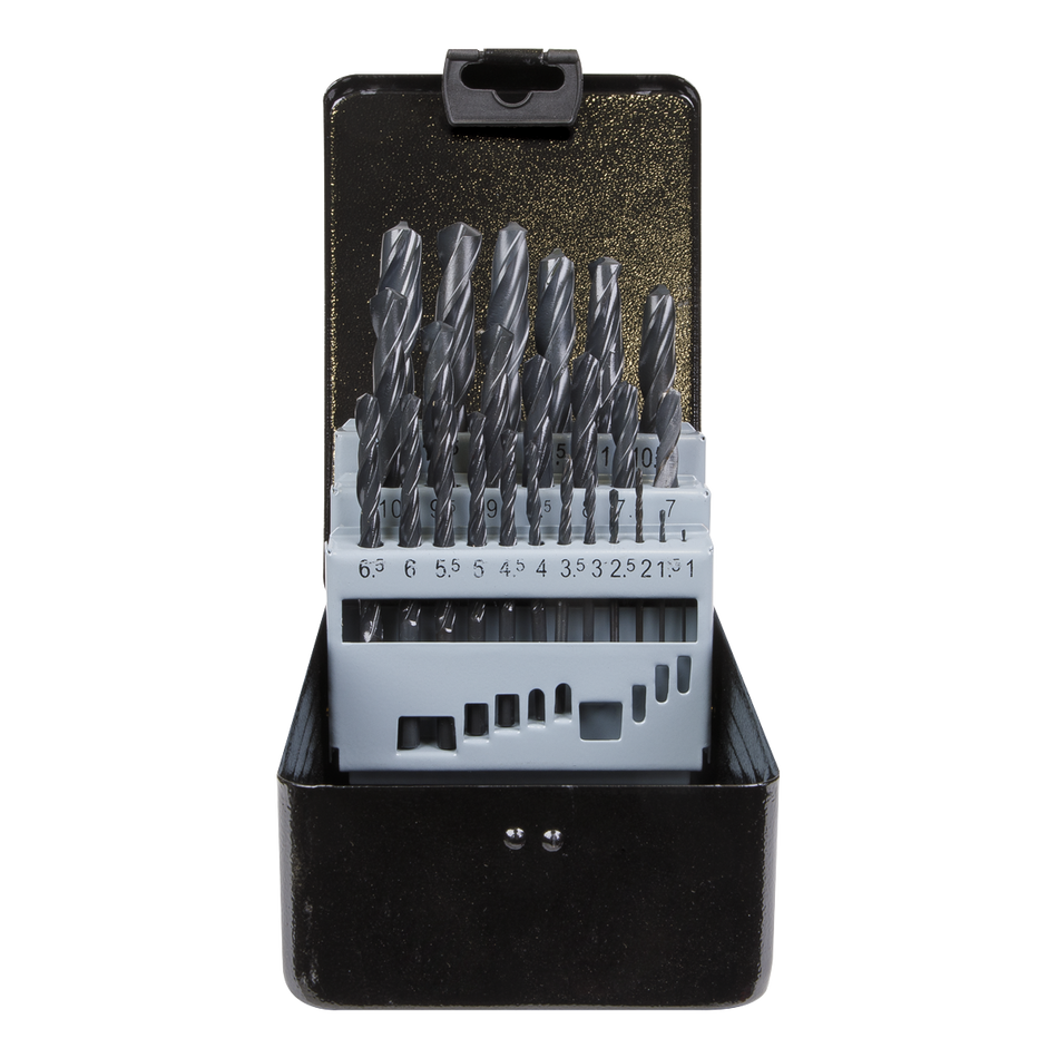 Sealey DBS25RF 25pc HSS Roll Forged Drill Bit Set 1-13mm