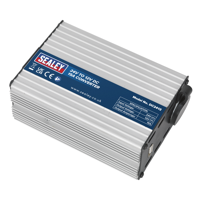 Sealey DC2412 24V to 12V DC 15A Converter