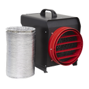 Sealey DEH10001 10kW Industrial Fan Heater with Ducting