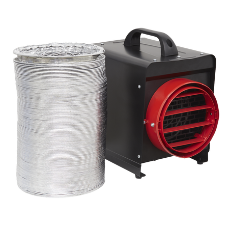 Sealey DEH2001 2kW Industrial Fan Heater with Ducting