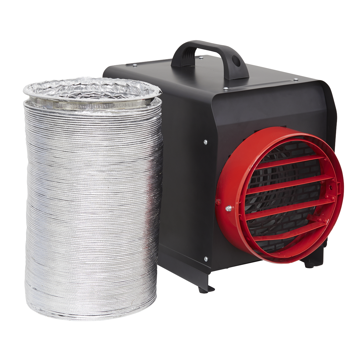 Sealey DEH5001 5kW Industrial Fan Heater with Ducting