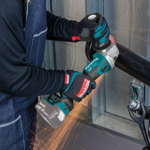 Makita DGA463STJ 18v Cordless Brushless 115mm Angle Grinder Kit 2x BL1