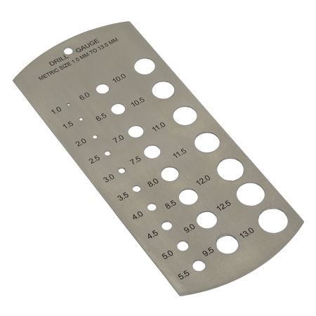 Sealey DGM1 1-13mm Drill Gauge - Metric