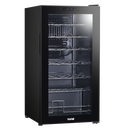 Baridi DH10  28 Bottle Wine Fridge with Digital Touchscreen Controls & LED Light, Black - DH10