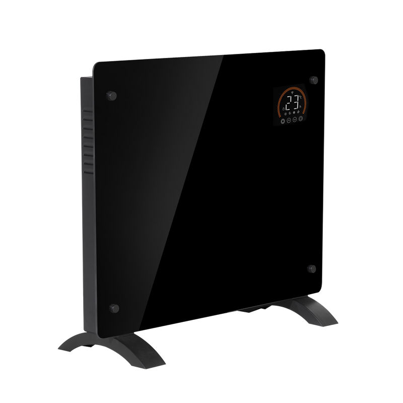 Baridi DH135 , Electric Glass Panel Heater, 1000W, Wi-Fi Enabled, Black - DH135