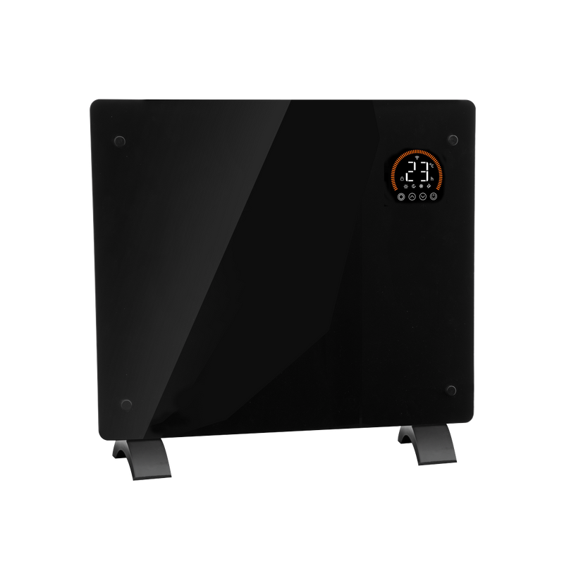 Baridi DH135 , Electric Glass Panel Heater, 1000W, Wi-Fi Enabled, Black - DH135