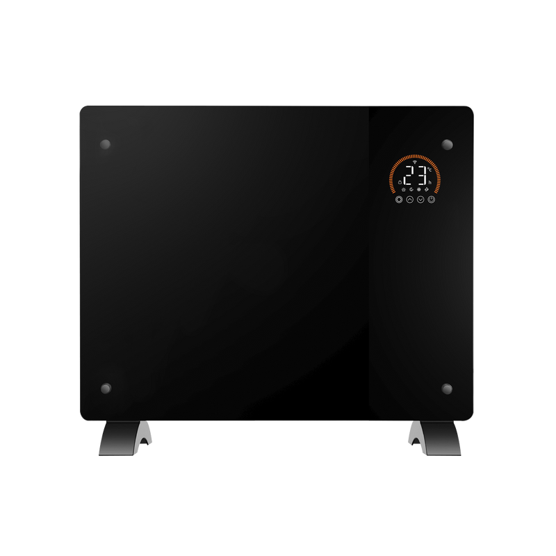 Baridi DH135 , Electric Glass Panel Heater, 1000W, Wi-Fi Enabled, Black - DH135